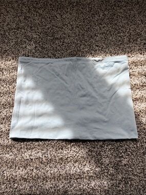 Aritzia Light Blue Stretch Mini Skirt